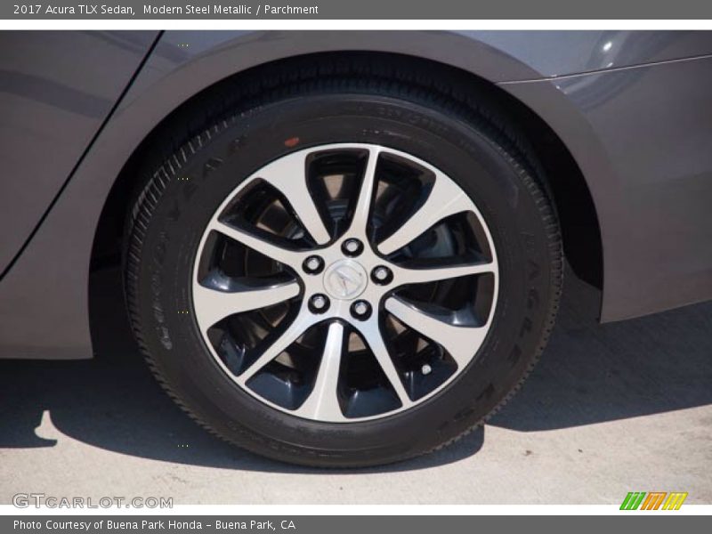 Modern Steel Metallic / Parchment 2017 Acura TLX Sedan
