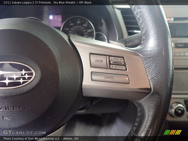 Sky Blue Metallic / Off-Black 2011 Subaru Legacy 2.5i Premium