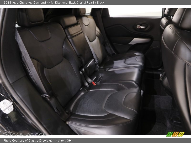 Diamond Black Crystal Pearl / Black 2018 Jeep Cherokee Overland 4x4