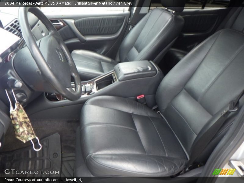 Brilliant Silver Metallic / Ash Grey 2004 Mercedes-Benz ML 350 4Matic