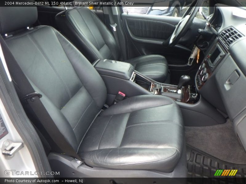 Brilliant Silver Metallic / Ash Grey 2004 Mercedes-Benz ML 350 4Matic