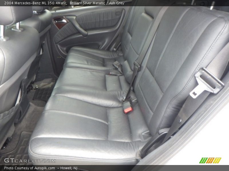 Brilliant Silver Metallic / Ash Grey 2004 Mercedes-Benz ML 350 4Matic