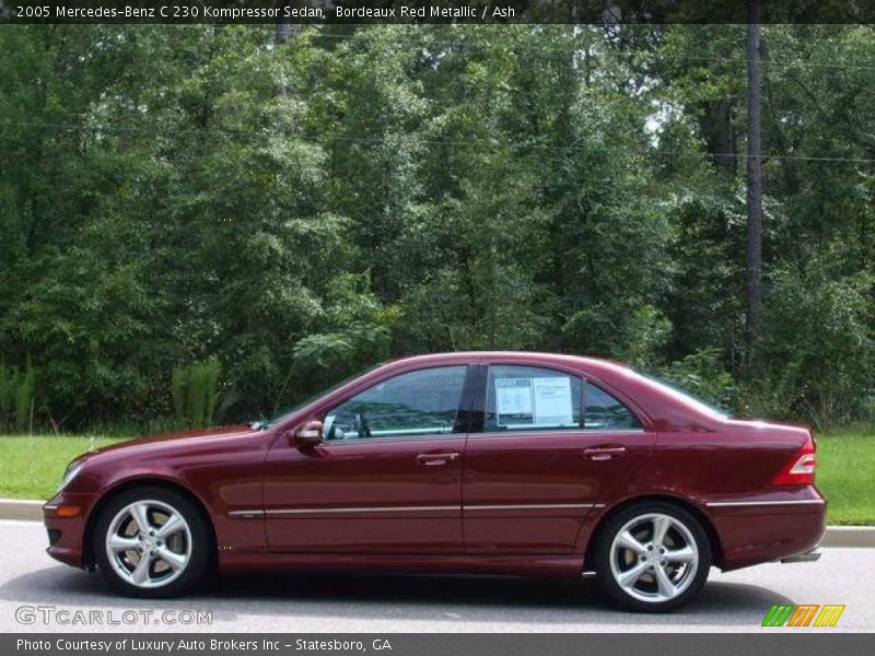 Bordeaux Red Metallic / Ash 2005 Mercedes-Benz C 230 Kompressor Sedan