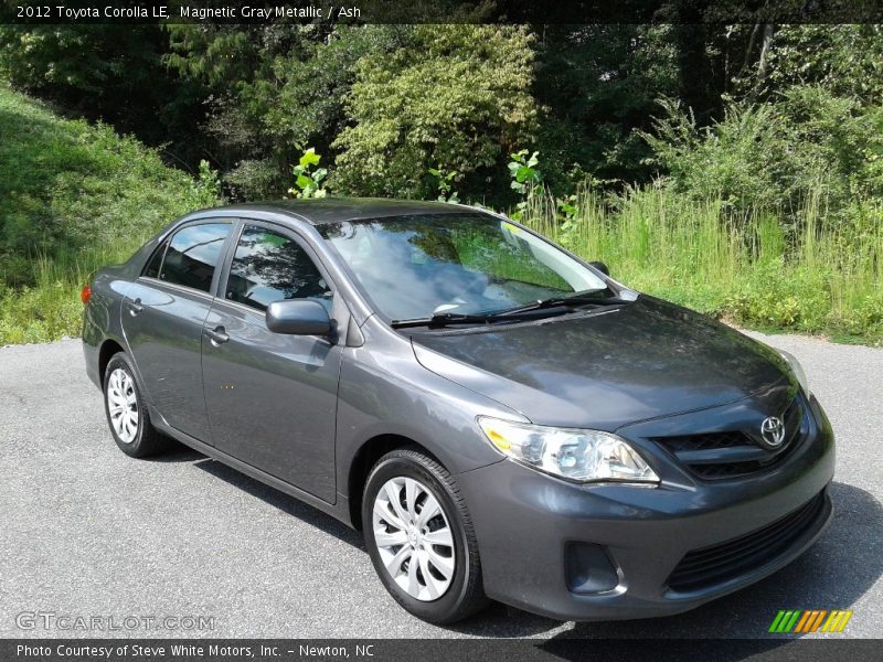 Magnetic Gray Metallic / Ash 2012 Toyota Corolla LE