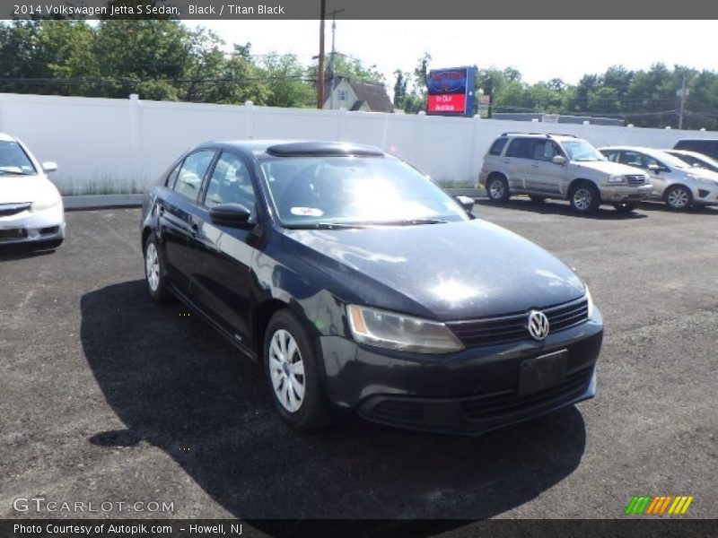 Black / Titan Black 2014 Volkswagen Jetta S Sedan
