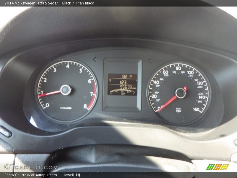 Black / Titan Black 2014 Volkswagen Jetta S Sedan