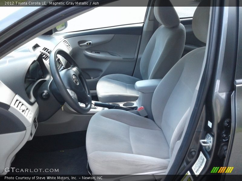 Magnetic Gray Metallic / Ash 2012 Toyota Corolla LE
