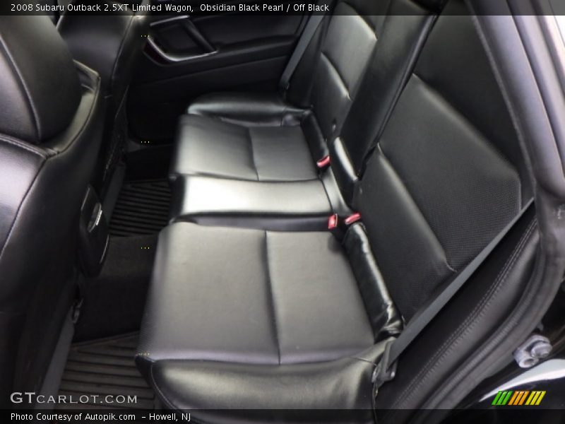 Rear Seat of 2008 Outback 2.5XT Limited Wagon