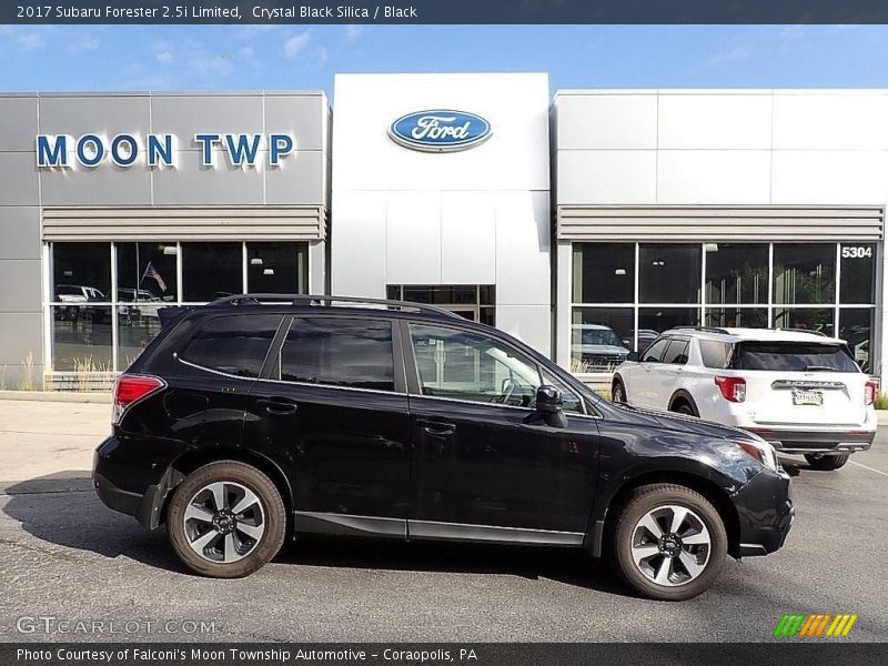 Crystal Black Silica / Black 2017 Subaru Forester 2.5i Limited