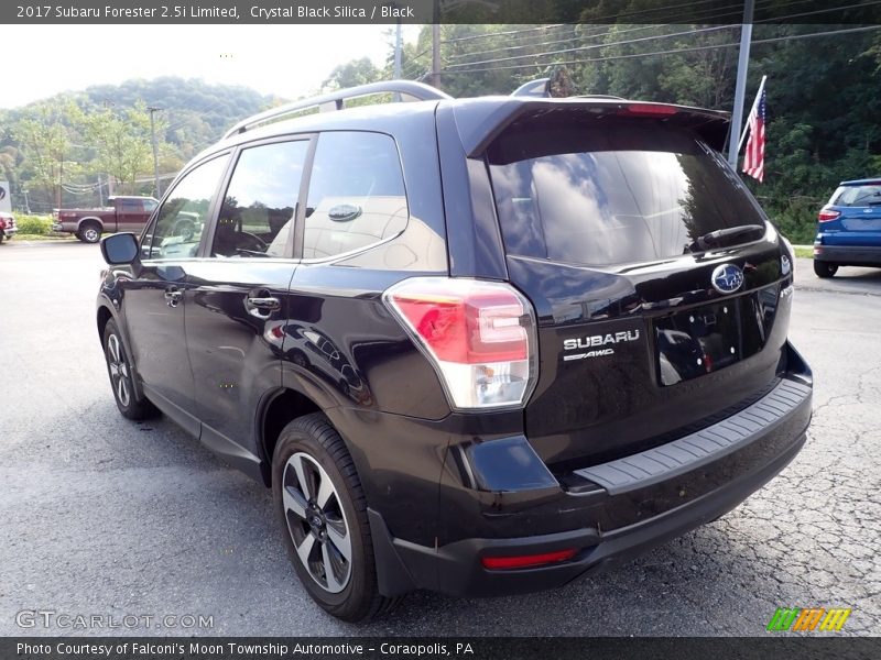 Crystal Black Silica / Black 2017 Subaru Forester 2.5i Limited