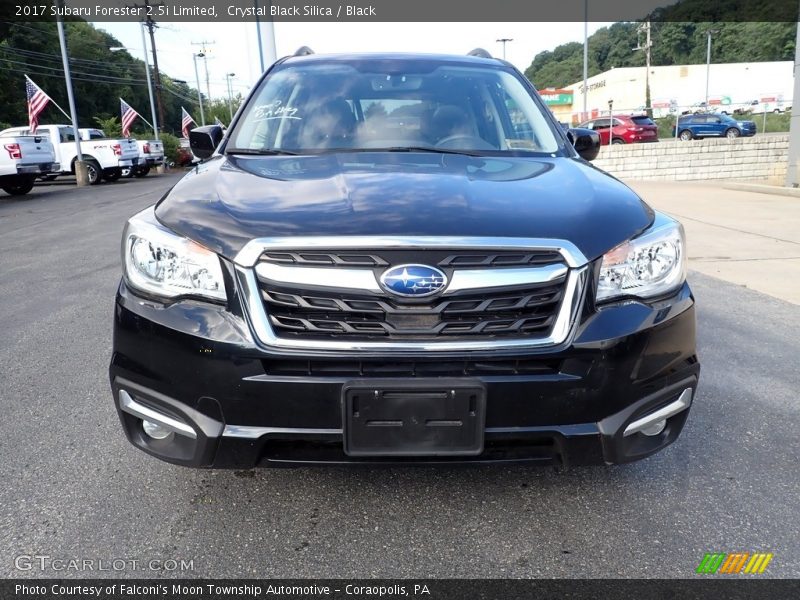 Crystal Black Silica / Black 2017 Subaru Forester 2.5i Limited
