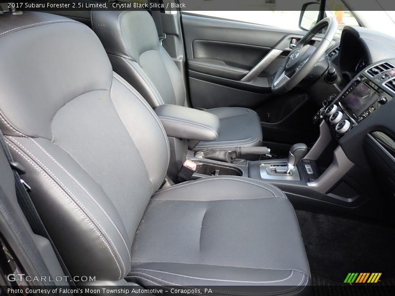 Crystal Black Silica / Black 2017 Subaru Forester 2.5i Limited