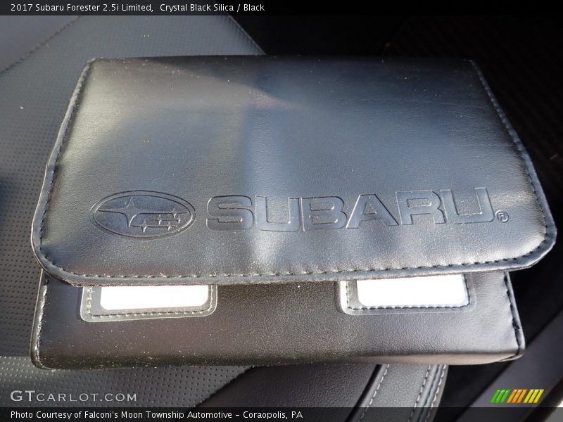 Crystal Black Silica / Black 2017 Subaru Forester 2.5i Limited