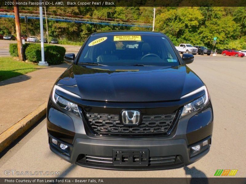 Black Copper Pearl / Black 2020 Honda Passport EX-L AWD