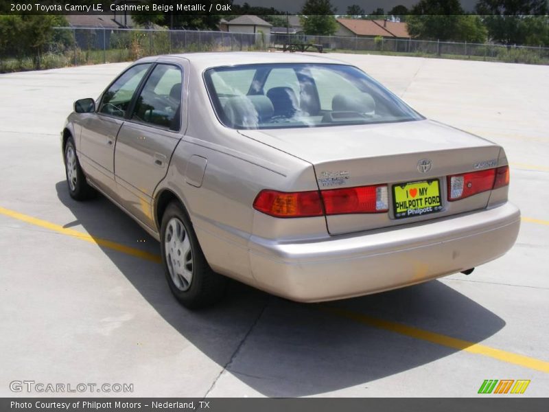 Cashmere Beige Metallic / Oak 2000 Toyota Camry LE