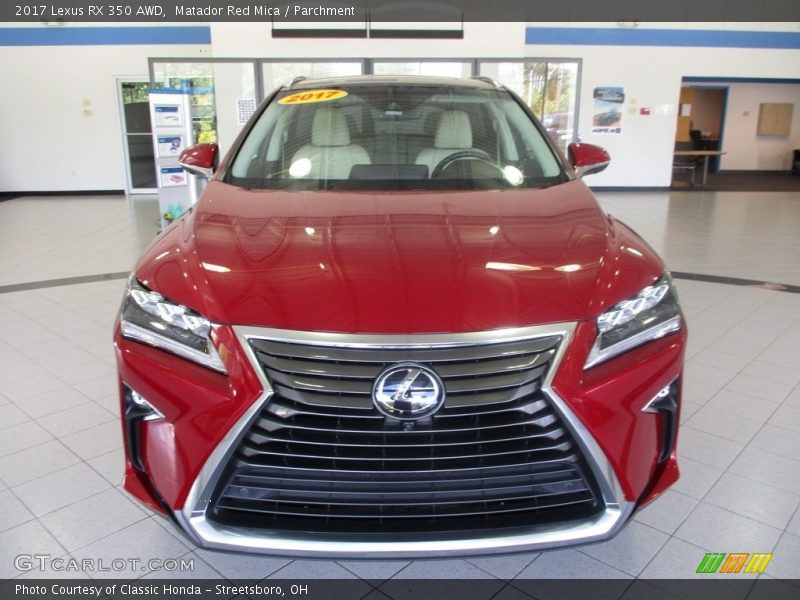 Matador Red Mica / Parchment 2017 Lexus RX 350 AWD