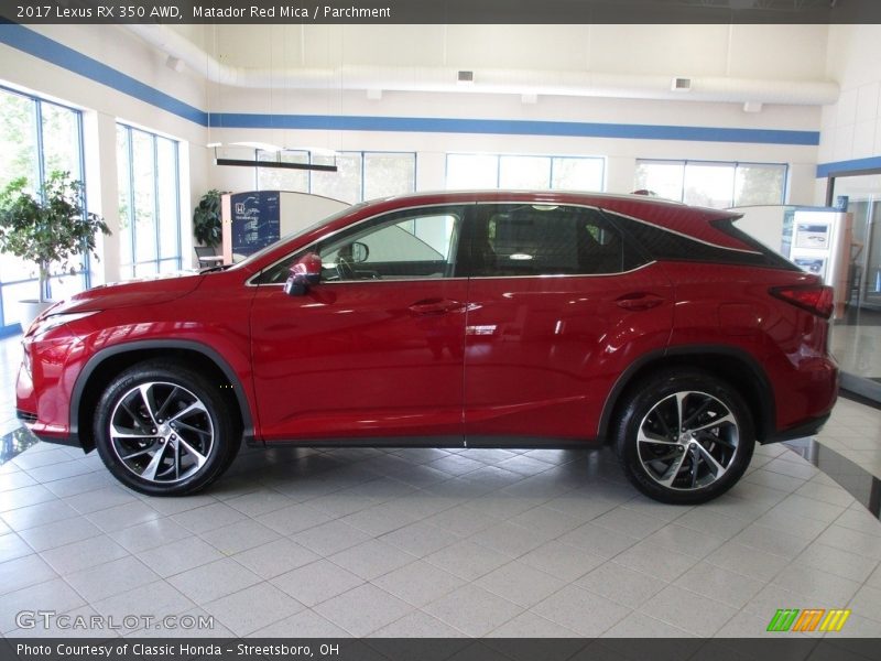 Matador Red Mica / Parchment 2017 Lexus RX 350 AWD