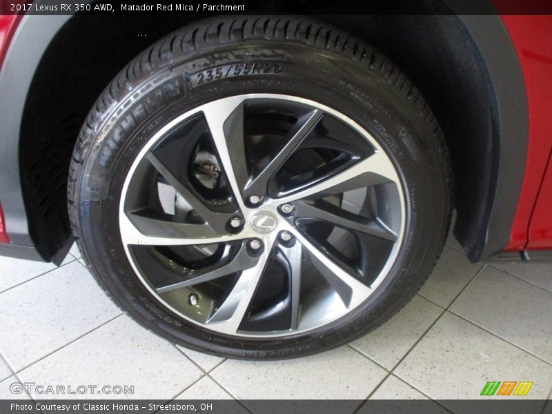 Matador Red Mica / Parchment 2017 Lexus RX 350 AWD