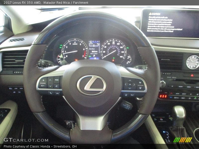 Matador Red Mica / Parchment 2017 Lexus RX 350 AWD