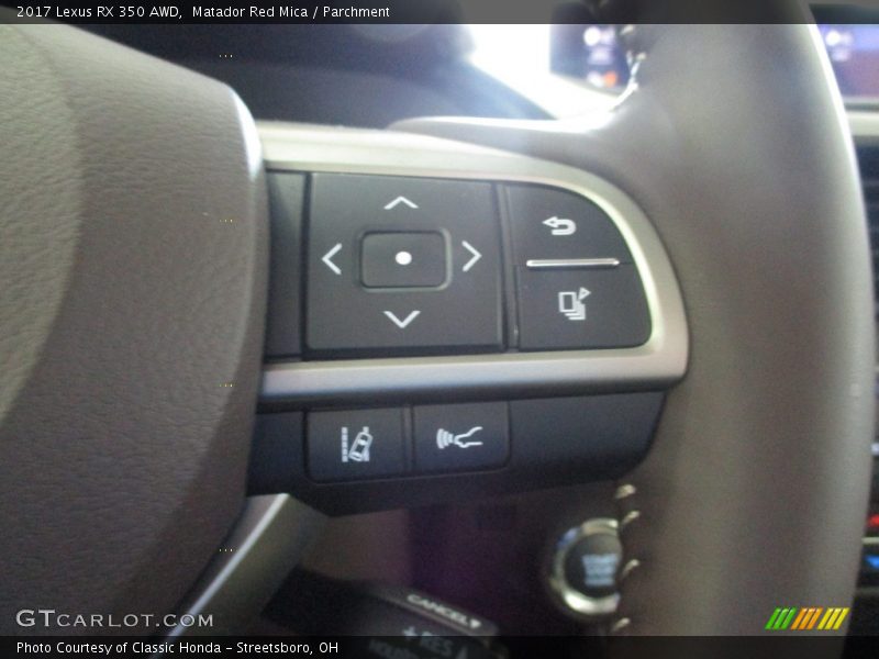 Matador Red Mica / Parchment 2017 Lexus RX 350 AWD