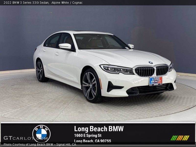 Alpine White / Cognac 2022 BMW 3 Series 330i Sedan