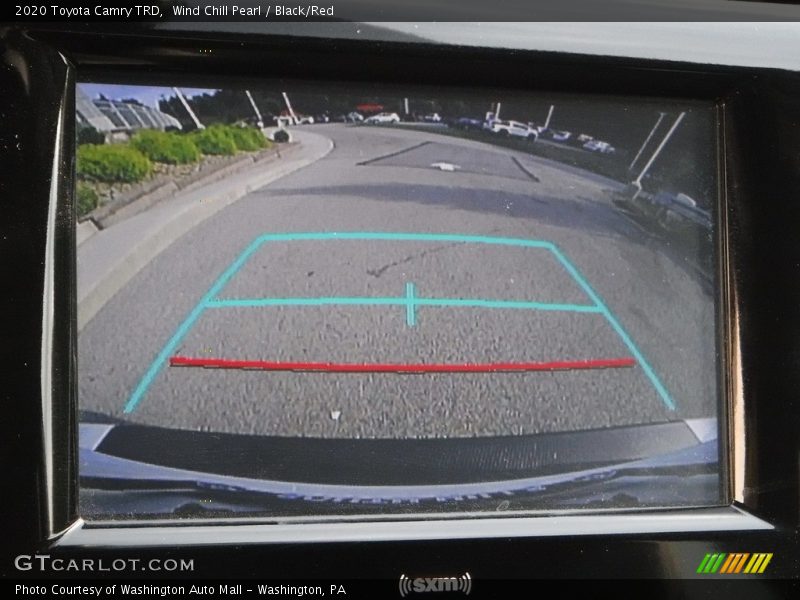 Wind Chill Pearl / Black/Red 2020 Toyota Camry TRD