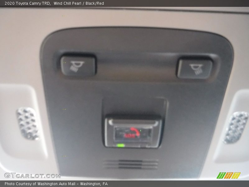 Wind Chill Pearl / Black/Red 2020 Toyota Camry TRD