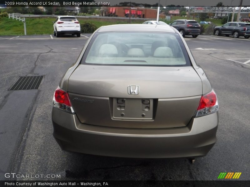 Bold Beige Metallic / Ivory 2009 Honda Accord LX Sedan