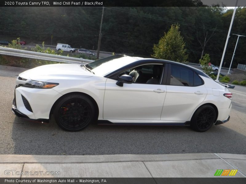Wind Chill Pearl / Black/Red 2020 Toyota Camry TRD
