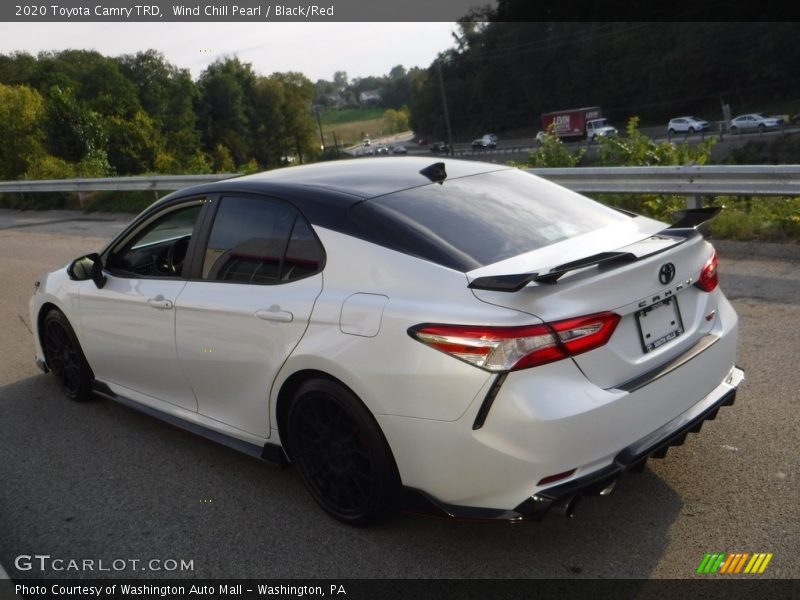 Wind Chill Pearl / Black/Red 2020 Toyota Camry TRD