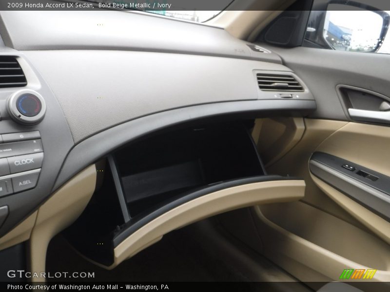 Bold Beige Metallic / Ivory 2009 Honda Accord LX Sedan