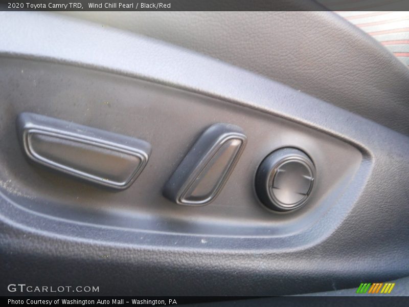 Wind Chill Pearl / Black/Red 2020 Toyota Camry TRD