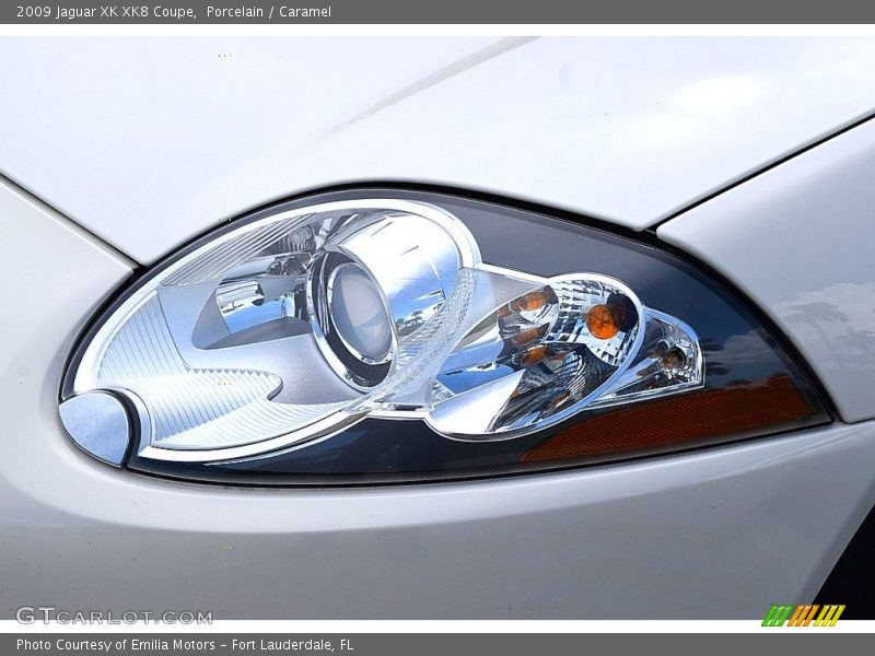 Porcelain / Caramel 2009 Jaguar XK XK8 Coupe