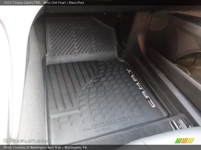 Wind Chill Pearl / Black/Red 2020 Toyota Camry TRD