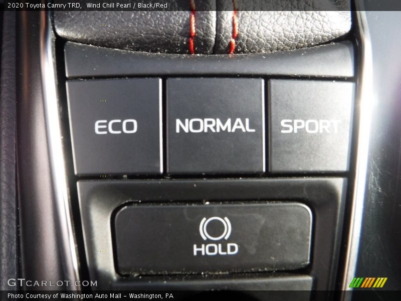 Wind Chill Pearl / Black/Red 2020 Toyota Camry TRD