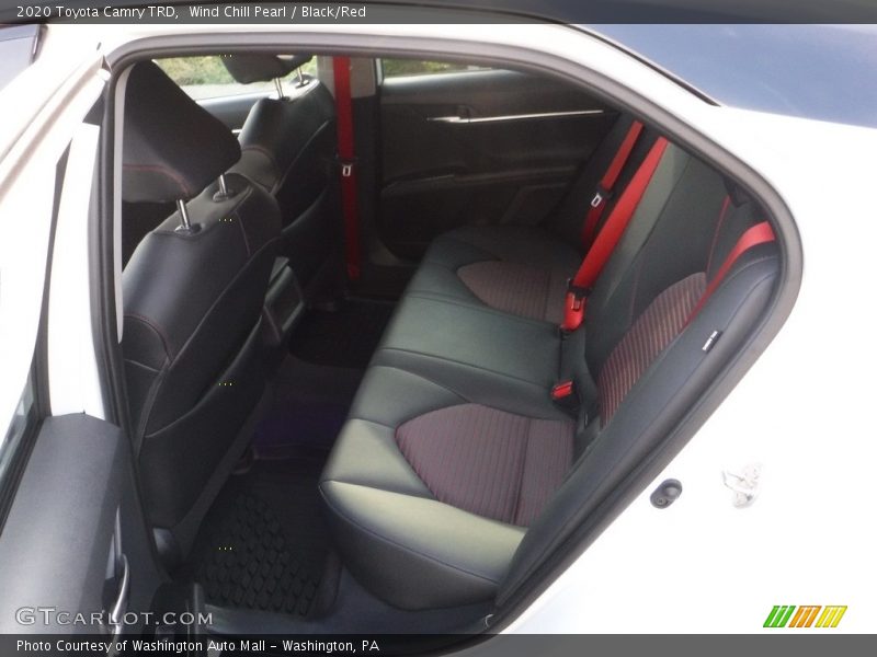 Wind Chill Pearl / Black/Red 2020 Toyota Camry TRD