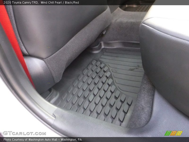 Wind Chill Pearl / Black/Red 2020 Toyota Camry TRD