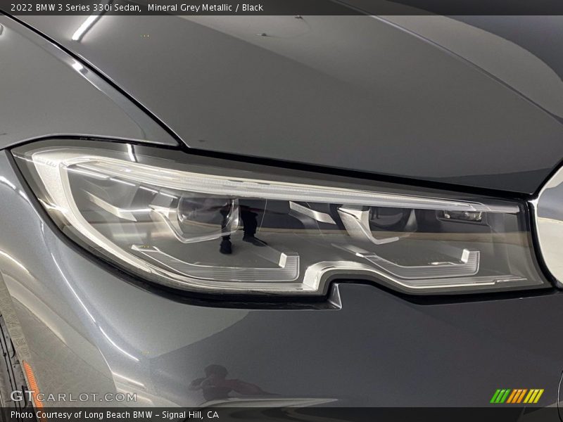 Mineral Grey Metallic / Black 2022 BMW 3 Series 330i Sedan