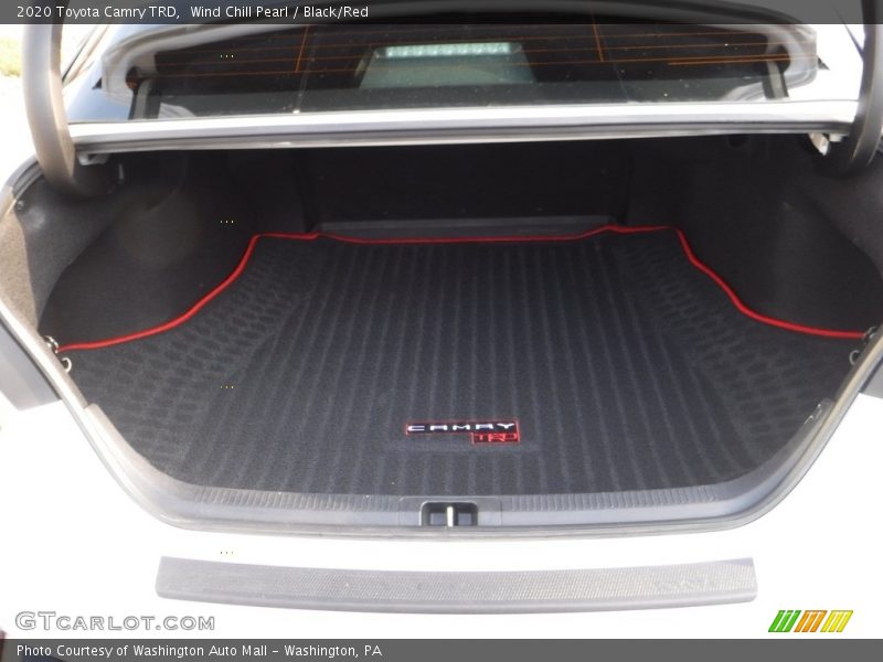 Wind Chill Pearl / Black/Red 2020 Toyota Camry TRD