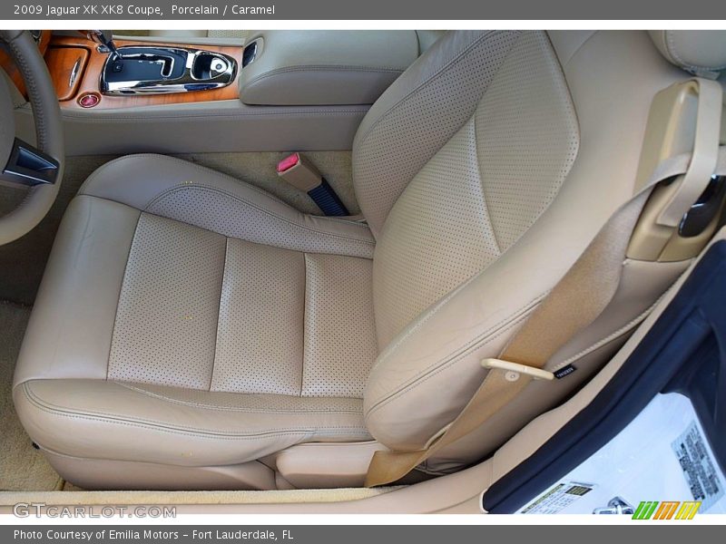 Porcelain / Caramel 2009 Jaguar XK XK8 Coupe