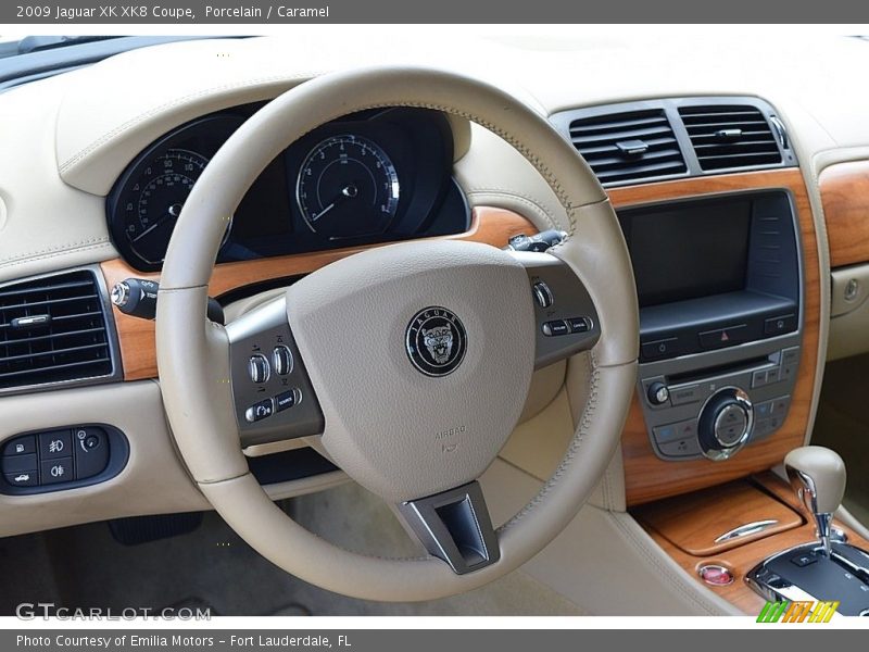 Porcelain / Caramel 2009 Jaguar XK XK8 Coupe
