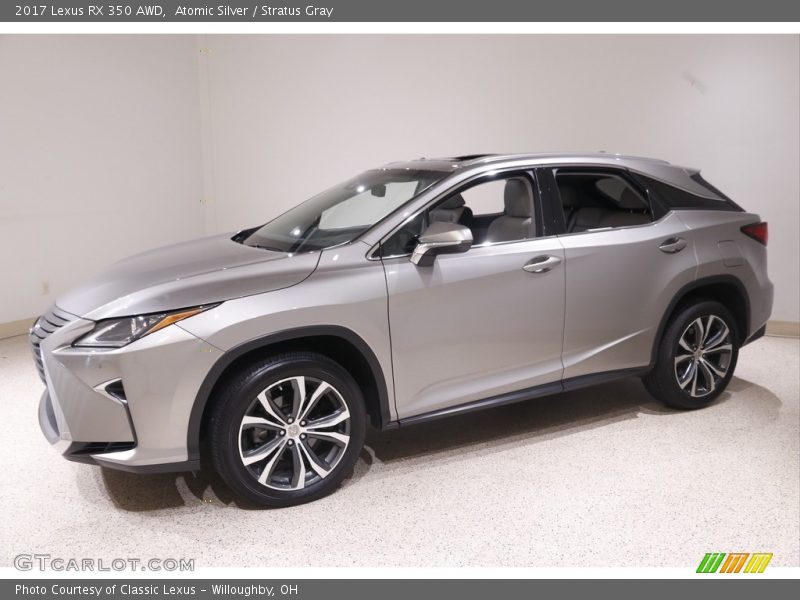 Atomic Silver / Stratus Gray 2017 Lexus RX 350 AWD