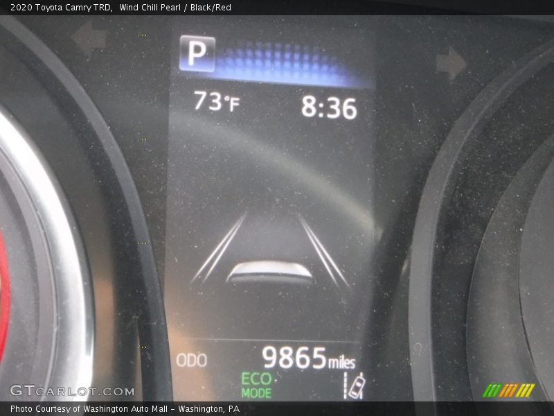 Wind Chill Pearl / Black/Red 2020 Toyota Camry TRD
