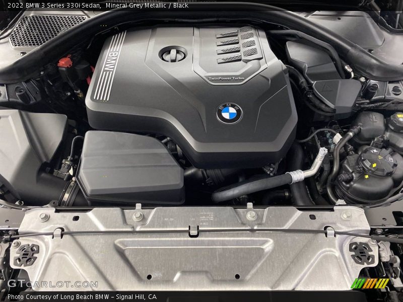 Mineral Grey Metallic / Black 2022 BMW 3 Series 330i Sedan
