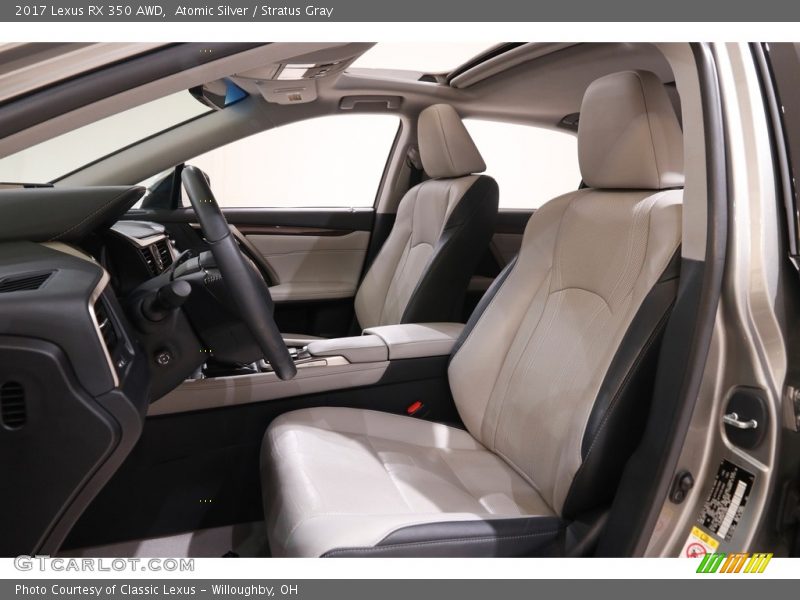 Atomic Silver / Stratus Gray 2017 Lexus RX 350 AWD