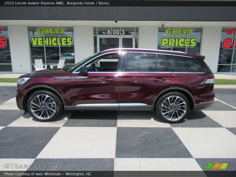 Burgundy Velvet / Ebony 2020 Lincoln Aviator Reserve AWD