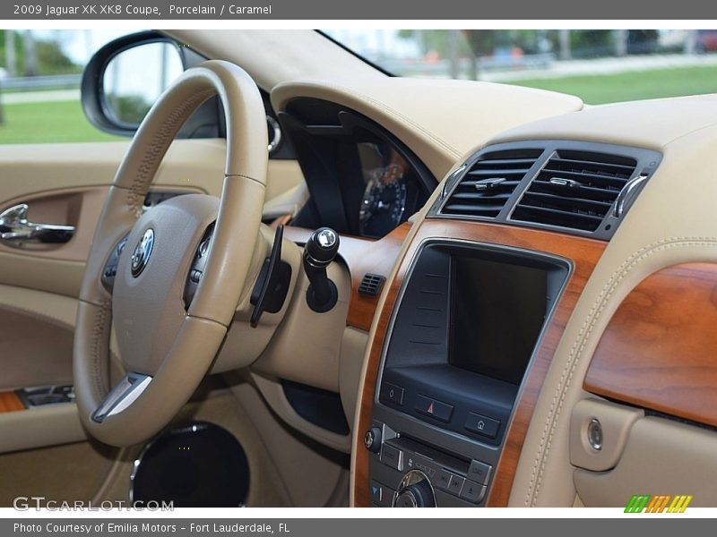 Porcelain / Caramel 2009 Jaguar XK XK8 Coupe