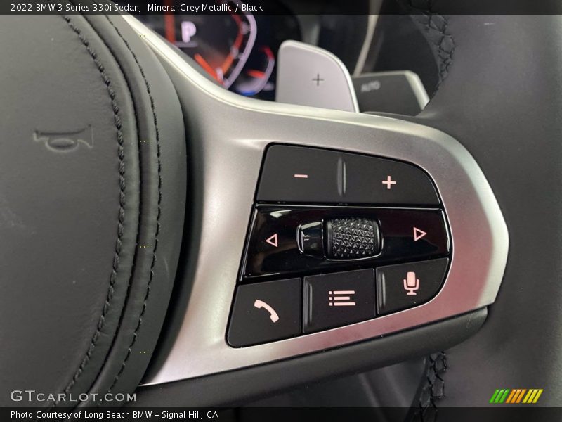Mineral Grey Metallic / Black 2022 BMW 3 Series 330i Sedan