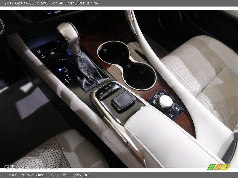Atomic Silver / Stratus Gray 2017 Lexus RX 350 AWD