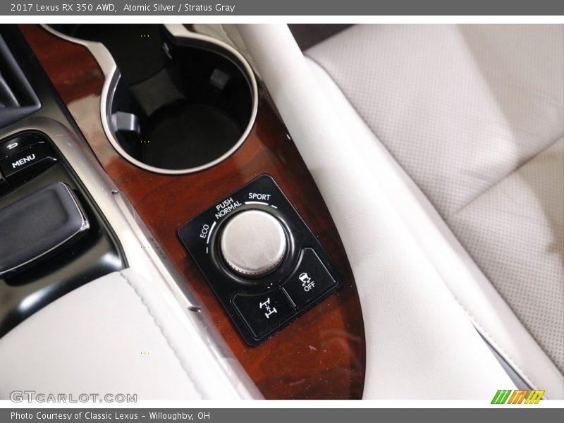 Atomic Silver / Stratus Gray 2017 Lexus RX 350 AWD